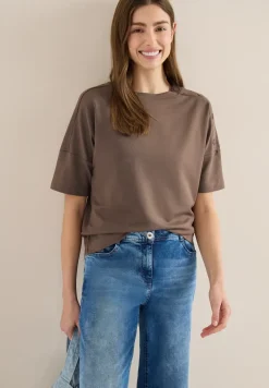 Shirt met knoopdetail