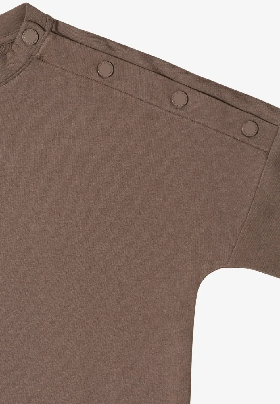 Shirt met knoopdetail