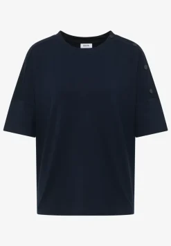 Shirt met knoopdetail