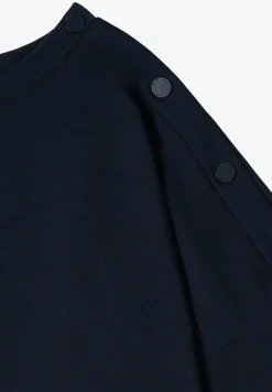 Shirt met knoopdetail