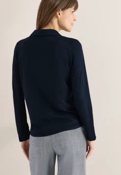 Shirt met knoopdetail
