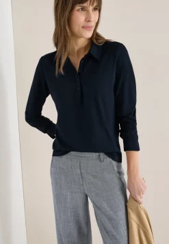 Shirt met knoopdetail