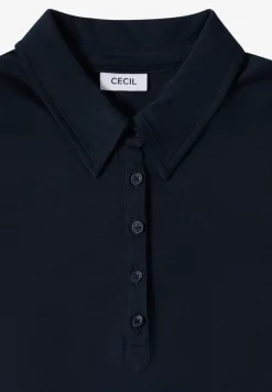 Shirt met knoopdetail