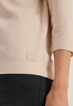 Shirt met knoopdetail