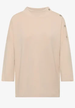 Shirt met knoopdetail