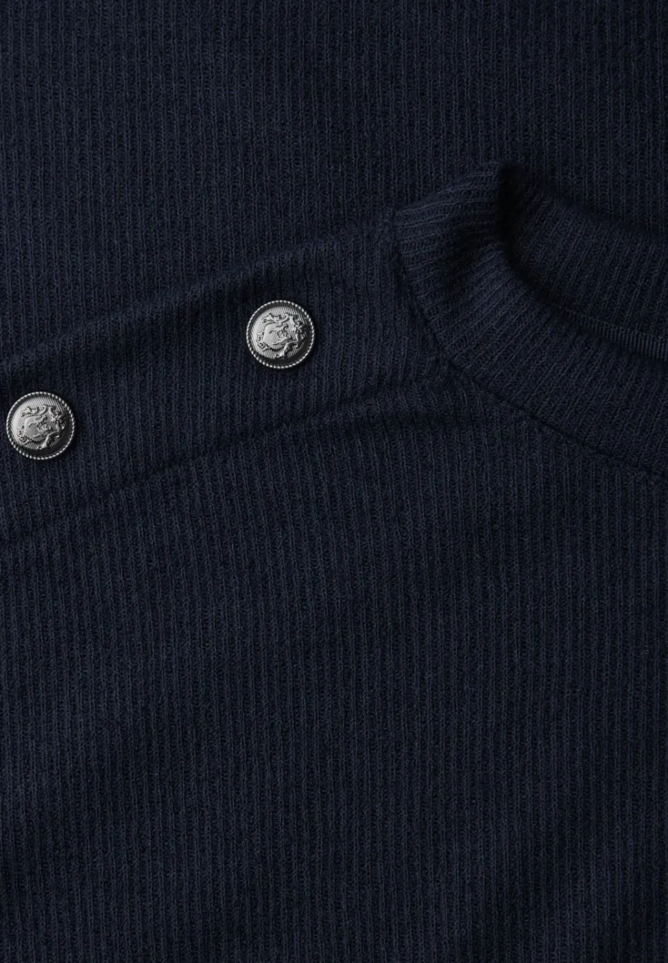 Shirt met knoopdetail