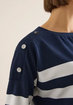 Shirt met knoopdetail