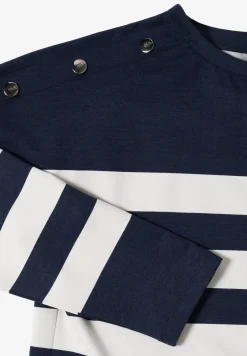 Shirt met knoopdetail