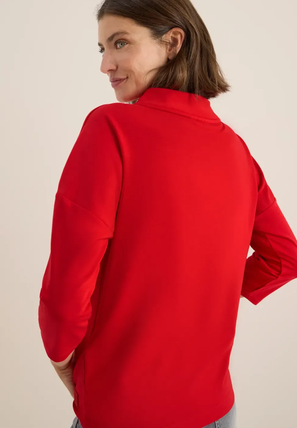 Shirt met knoopdetail