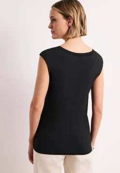 Shirt met knoopdetail