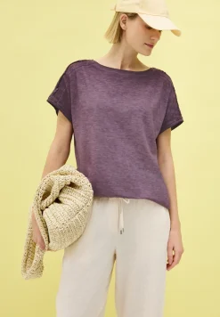 Shirt met knoopdetail