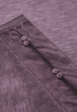 Shirt met knoopdetail