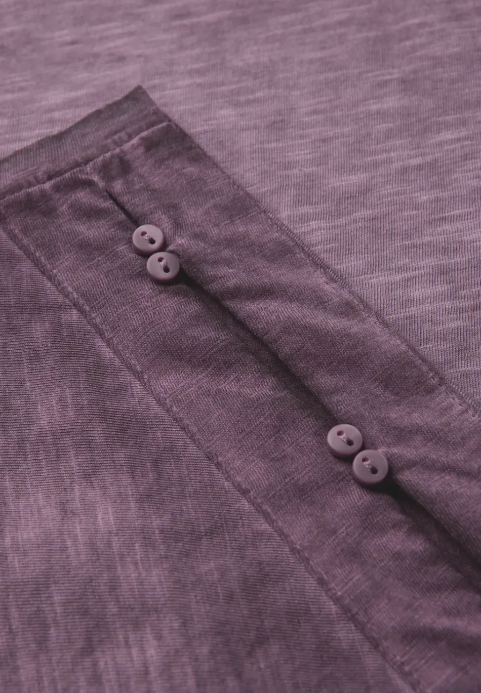 Shirt met knoopdetail