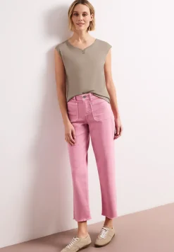Shirt met knoopdetail