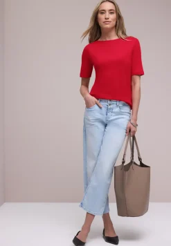 Shirt met knoopdetail