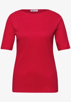 Shirt met knoopdetail