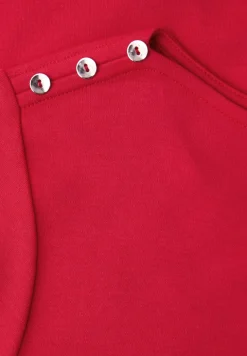 Shirt met knoopdetail