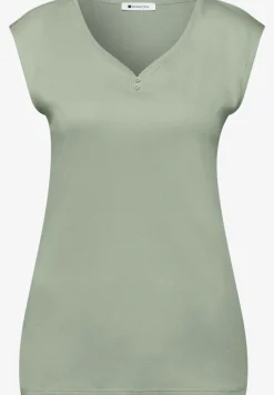Shirt met knoopdetail
