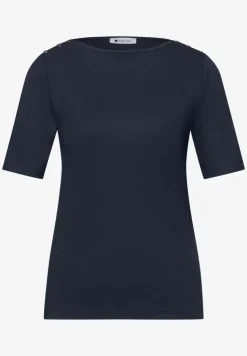 Shirt met knoopdetail