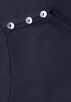 Shirt met knoopdetail