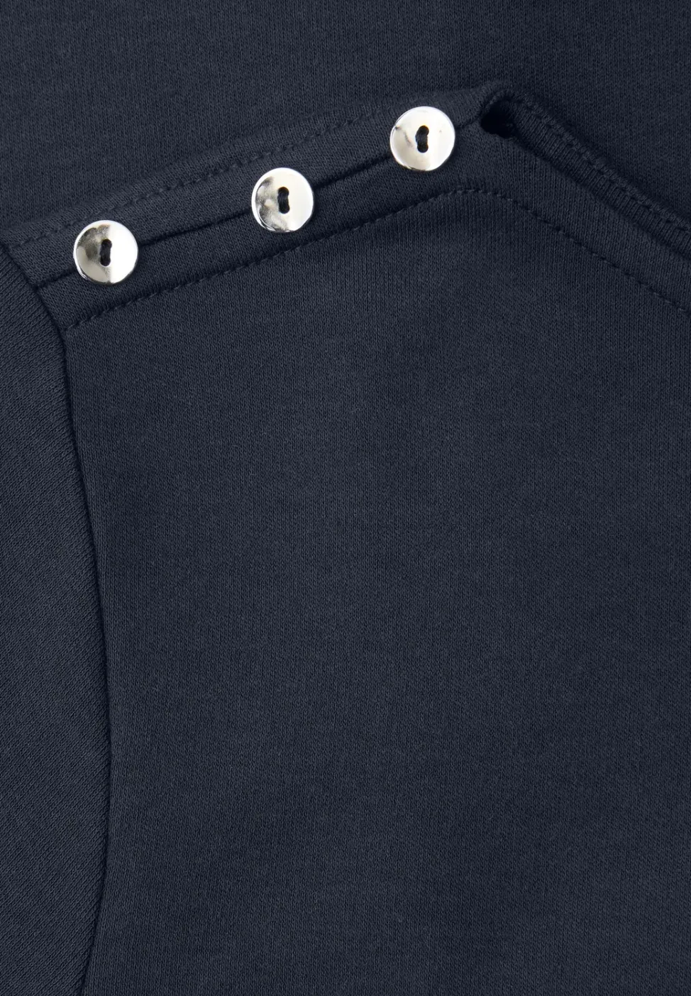 Shirt met knoopdetail