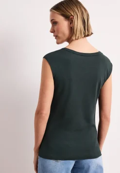 Shirt met knoopdetail