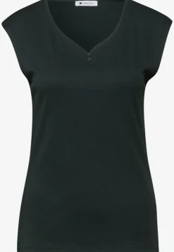 Shirt met knoopdetail