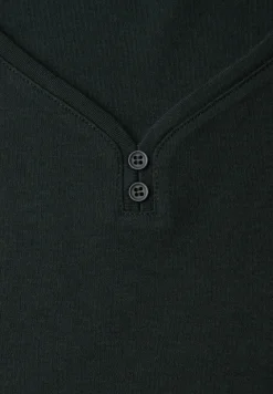 Shirt met knoopdetail