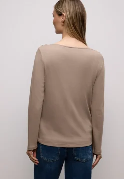 Shirt met knoopdetails