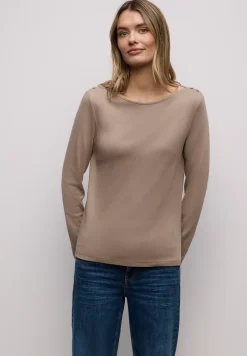 Shirt met knoopdetails