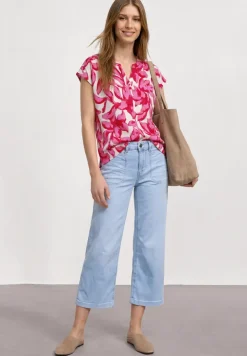 Shirt met knoopsluiting en print