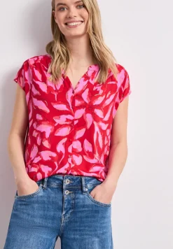 Shirt met knoopsluiting en print