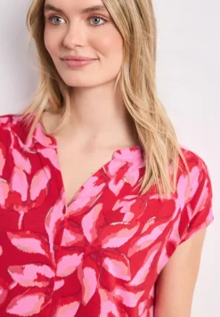 Shirt met knoopsluiting en print