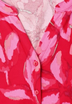 Shirt met knoopsluiting en print