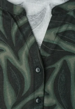 Shirt met knoopsluiting en print