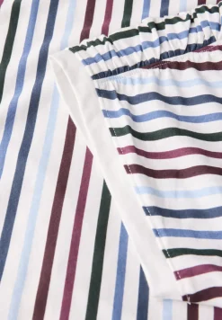 Shirt met koord en strepen