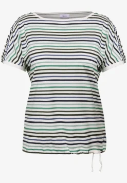 Shirt met koord en strepen