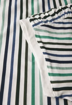 Shirt met koord en strepen