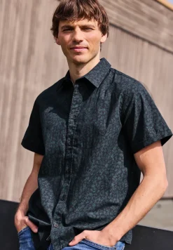 Shirt met korte mouwen en all-over print