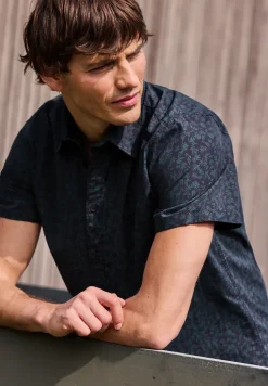 Shirt met korte mouwen en all-over print