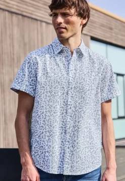 Shirt met korte mouwen en all-over print
