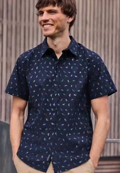 Shirt met korte mouwen en all-over print