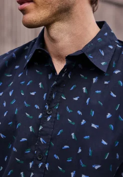 Shirt met korte mouwen en all-over print