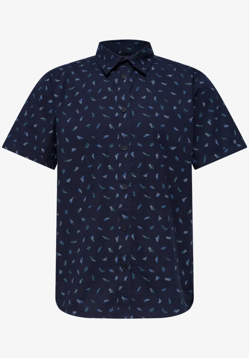 Shirt met korte mouwen en all-over print