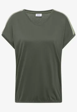 Shirt met korte mouwen en banddetail