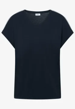 Shirt met korte mouwen en banddetail