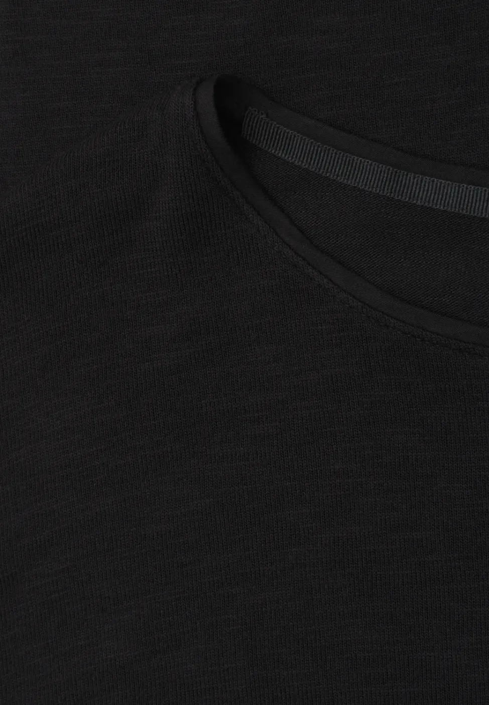 Shirt met korte mouwen en boothals