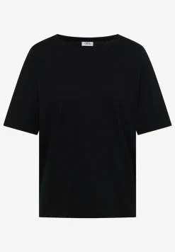 Shirt met korte mouwen en boothals