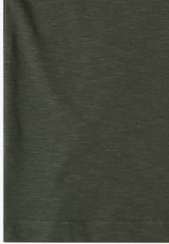 Shirt met korte mouwen en boothals