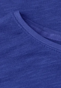 Shirt met korte mouwen en boothals
